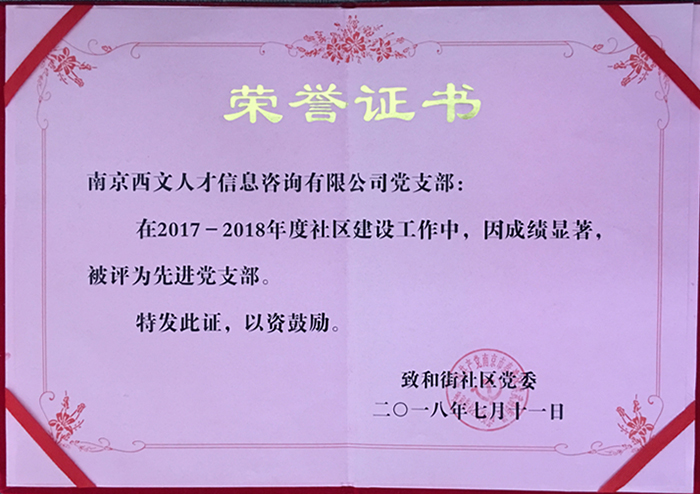 荣誉证书
